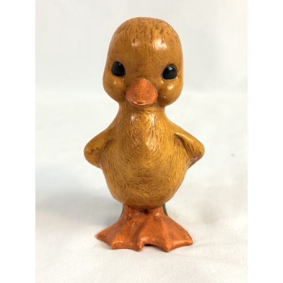 Vtg 1976 Ceramic Duck Duckling Farmhouse Hobbyist Piece 5” - Picture 2 of 7